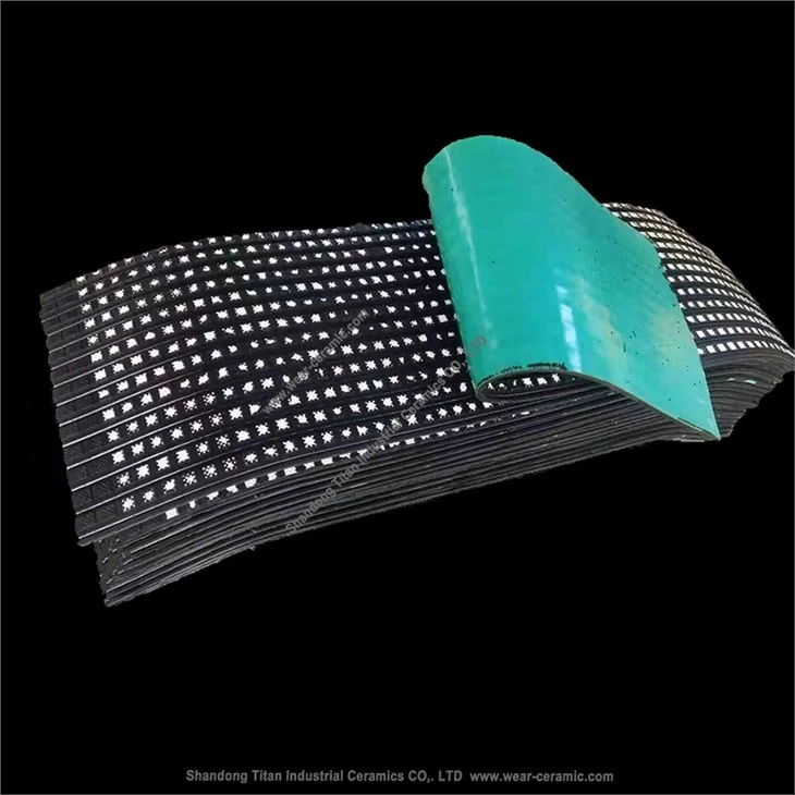 Wear Resistant Ceramic Lining Of Conveyor Drum