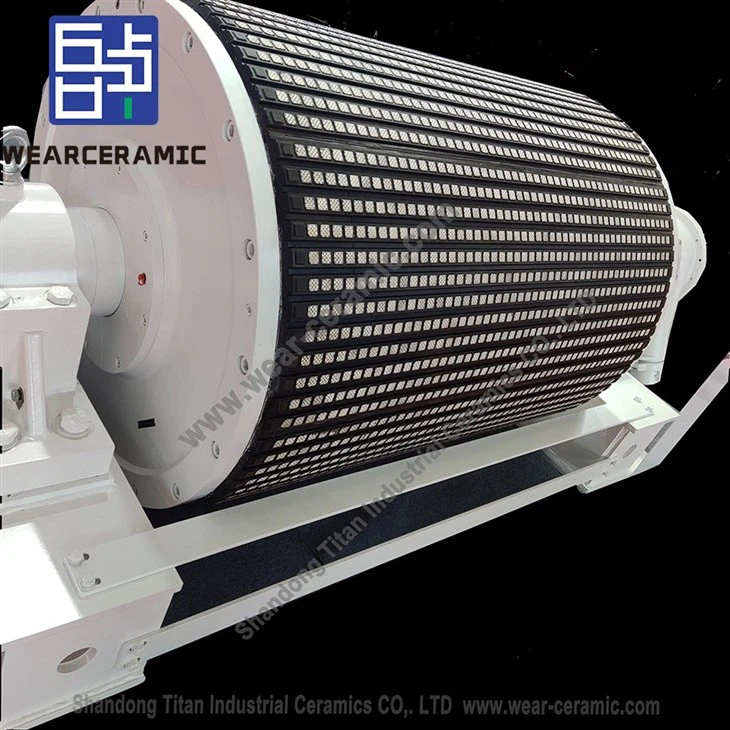 Abrasive Resistant Rubber Alumina Ceramic Conveyor